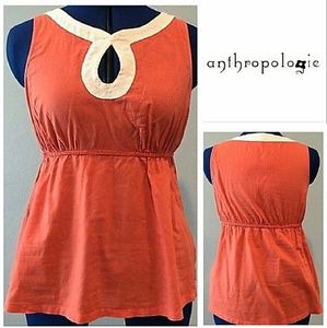 Anthro sleeveless blouse